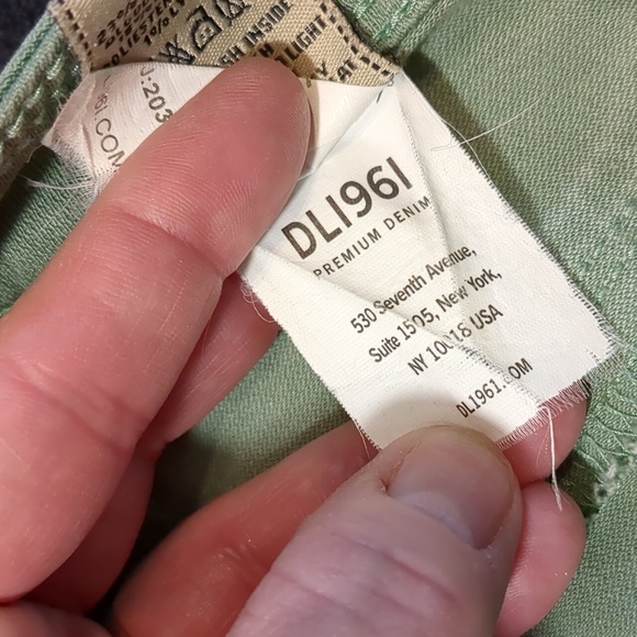 DL 1961 jeans, size 27, green - Picture 8 of 11